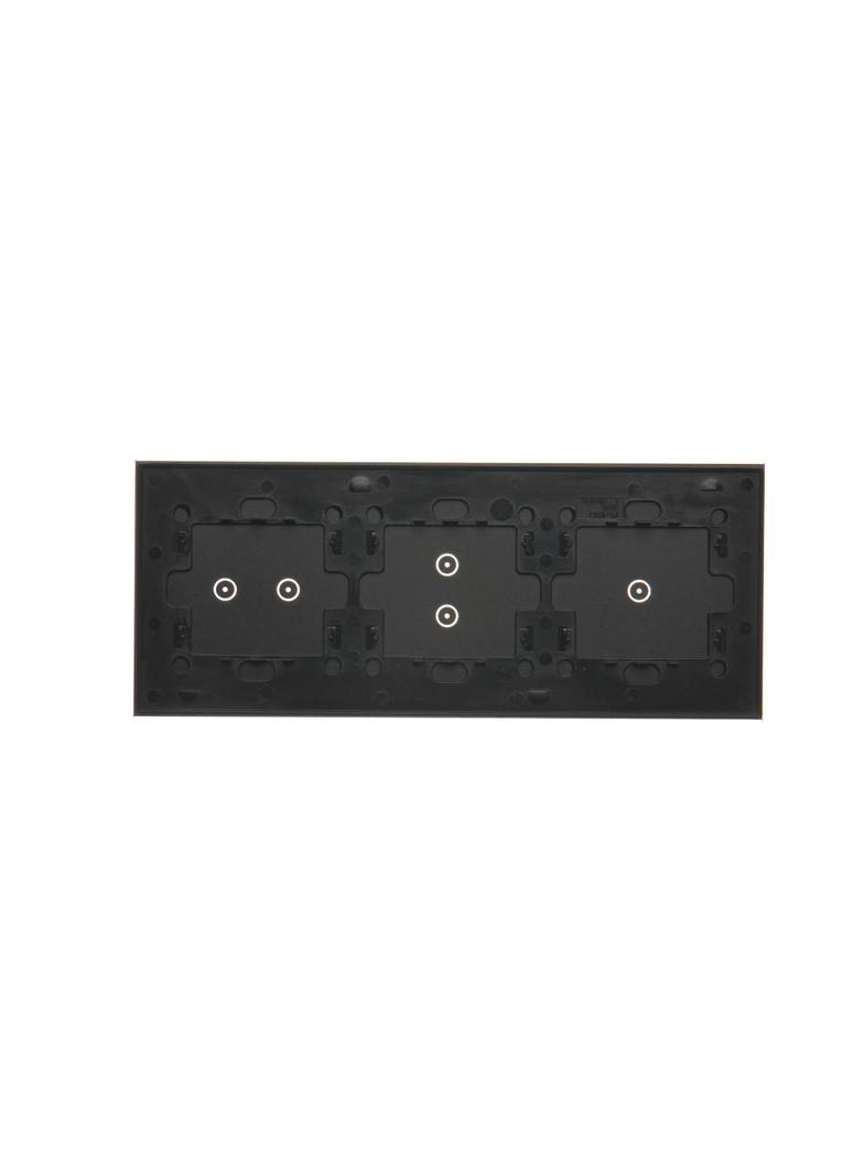Simon 54 Touch Panel dotykowy S54 Touch 3 moduły 1 pole dotykowe + 2 pola dotykowe pionowe + 2 pola dotykowe poziome zastygła lawa DSTR3132/73 KONTAKT