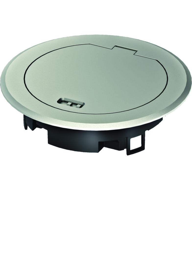 tehalit.VE-EE Pokrywa uchylna do p.instalacyjnej R02 o.cynkowy srebro