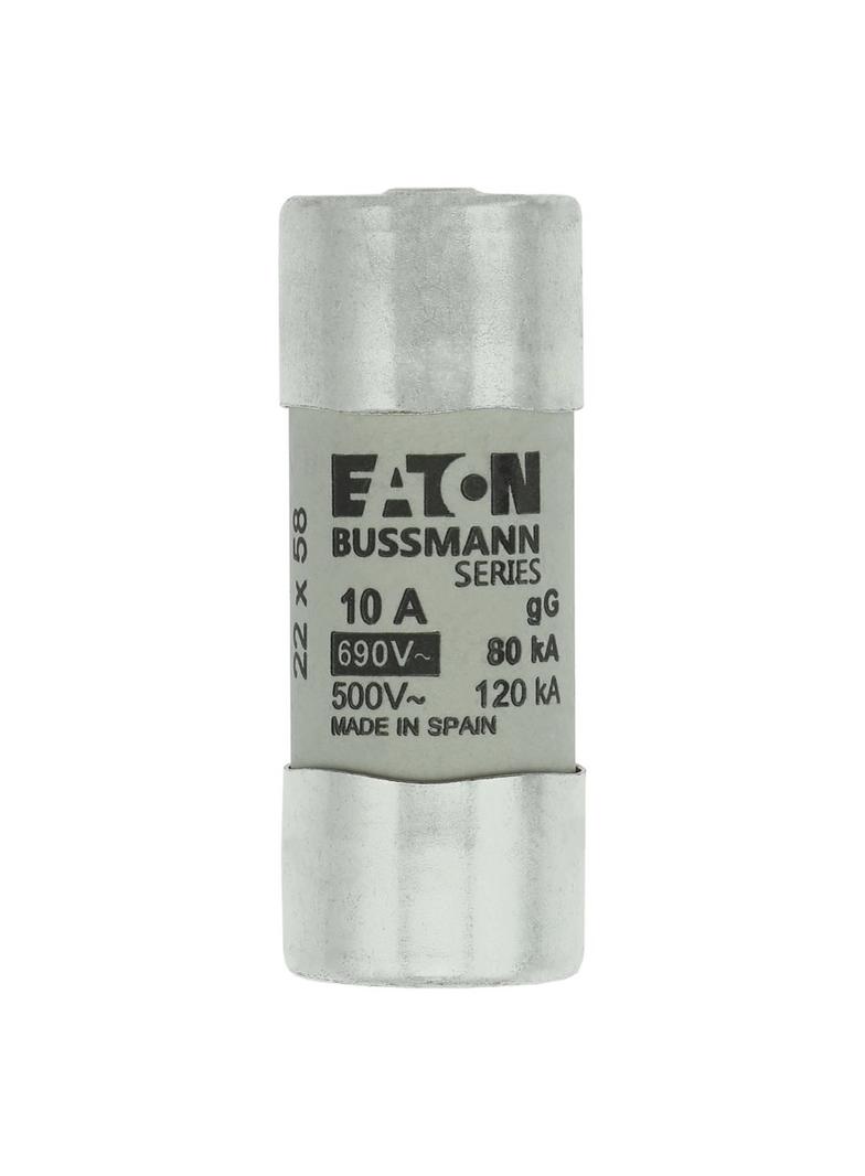 C22G10S Wkładka cylindryczna z wybijakiem 22x58 10A GG 690V AC C22G10S EATON