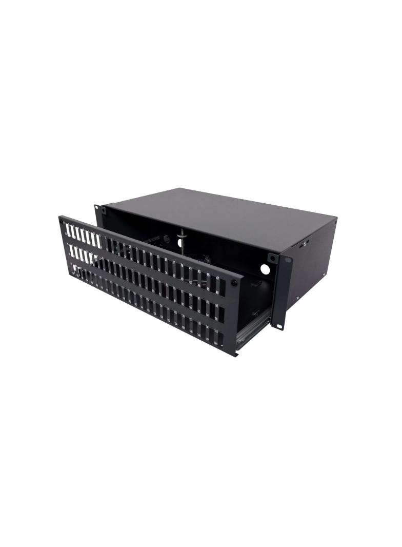 Panel 19'' 3U z frontem 72x SC duplex, na prowadnicy Partners P3-T720000-E-LV C&C