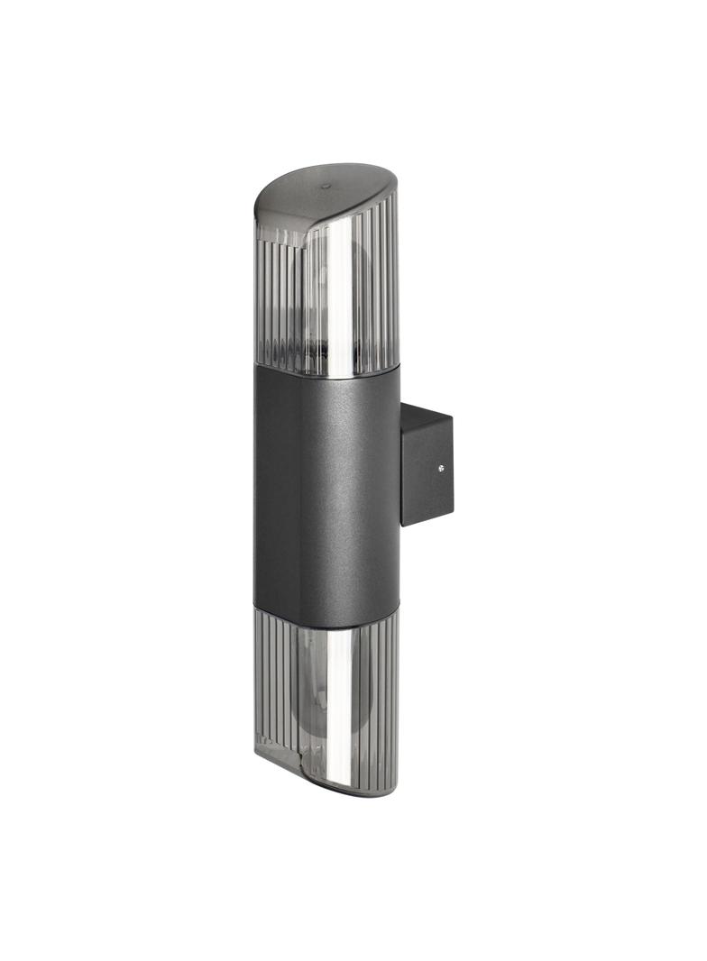 PEONIA oprawa ogrodowa hermetyczna 2xE27 max. 2x15W IP54 czarna AD-OP-6580BE27PP Orno