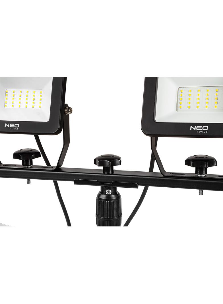 Reflektor podwójny 2x50W SMD LED 9000lm na statywie 1.8m