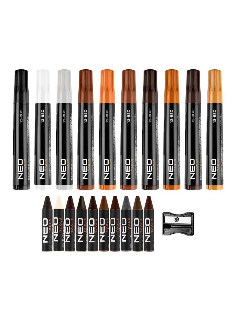 Zestaw naprawczy do mebli 21 elementów (markery i kredki woskowe)