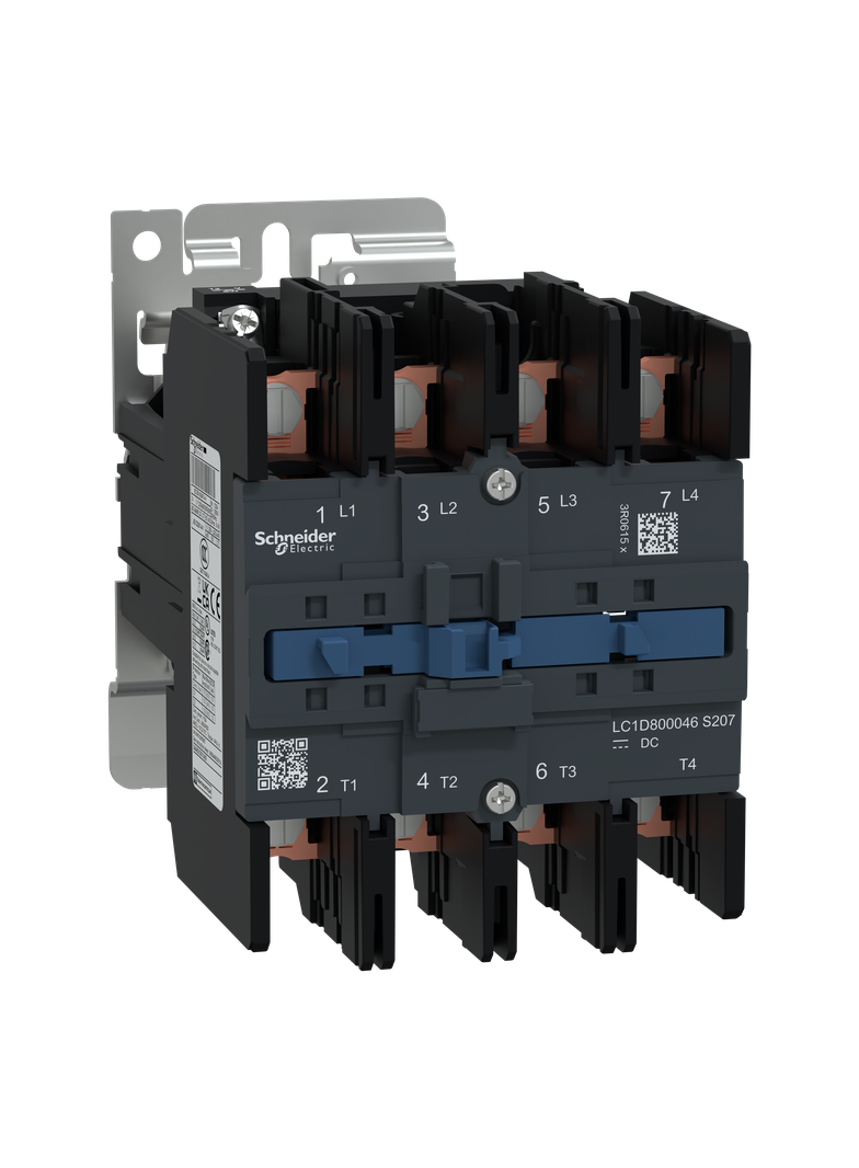 Stycznik mocy TeSys Deca AC1 125A 4P 4Z cewka 72VDC kolejowy LC1D800046SWS207 Schneider