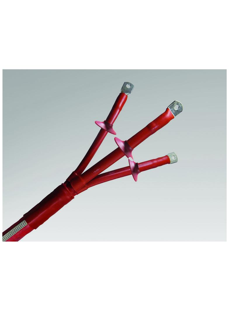 Głowica termokurczliwa napowietrzna 3,6/6 kV do kabli 3-żyłowych nieekranowanych o izolacji polimero