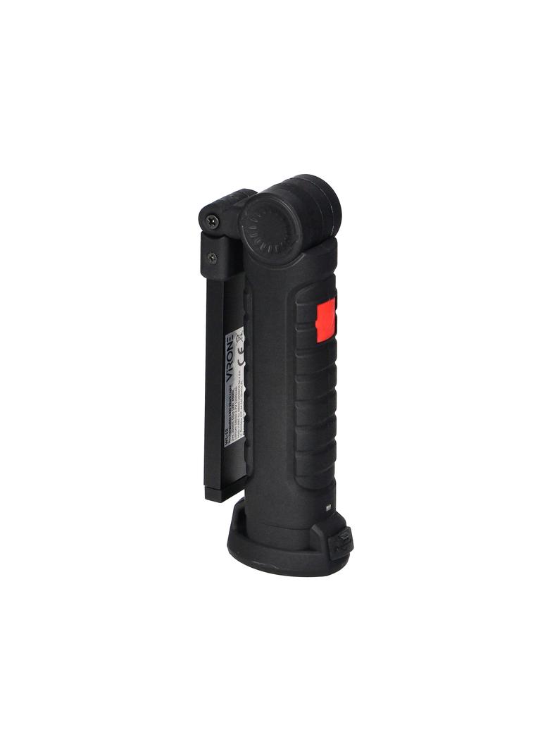 Latarka warsztatowa LED COB 2W, 200lm, 1200 mAh, składana