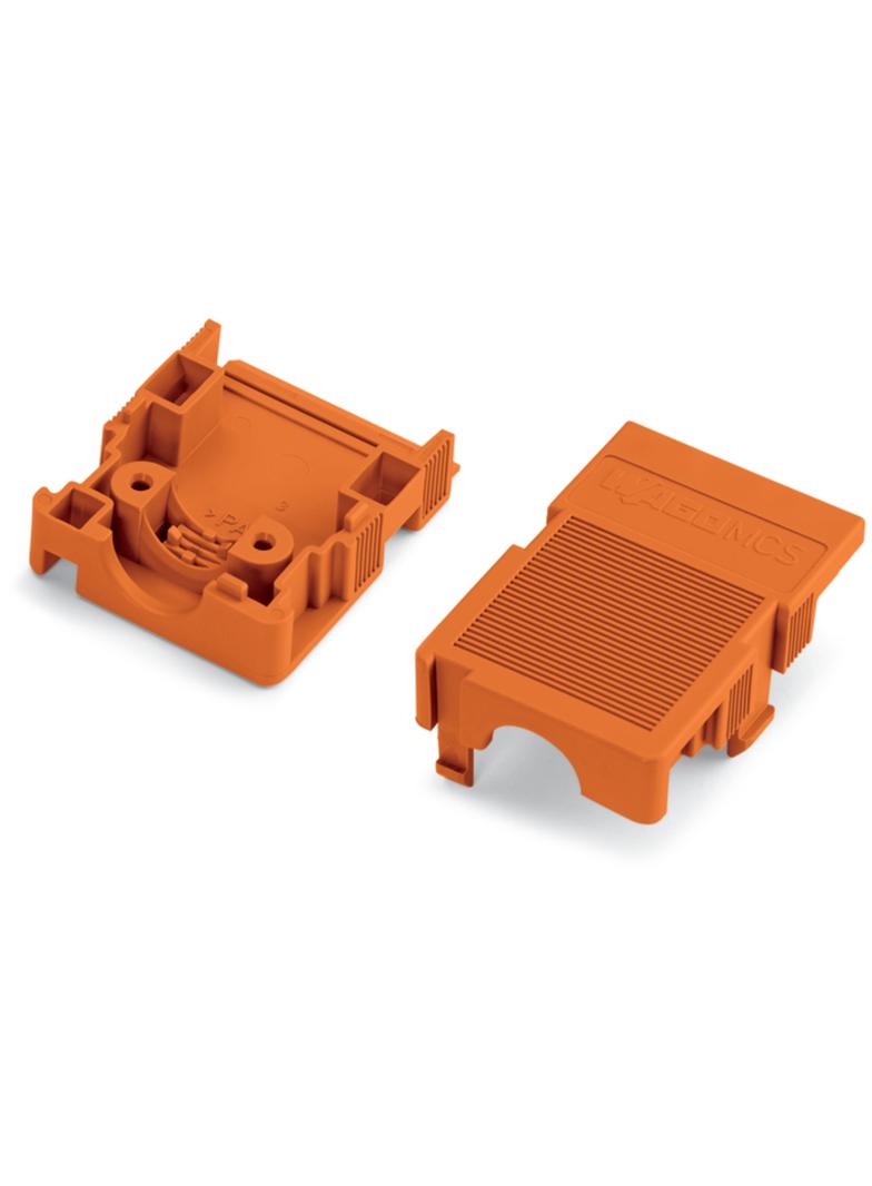 obudowa zabezpieczająca przewody 6-bieg. pomarańczowa raster 5,08 mm