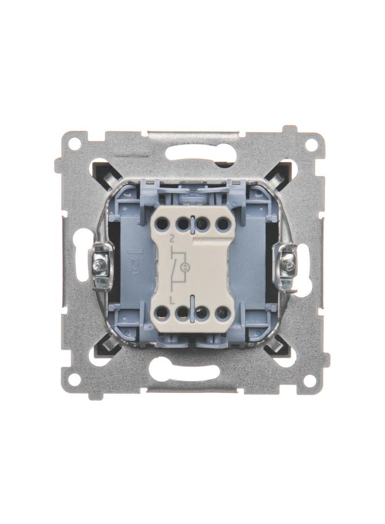Simon 54 Łącznik pojedynczy jednobiegunowy z podświetleniem LED szybkozłączka antracyt DW1L.01/48 KONTAKT
