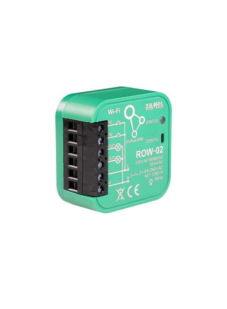 ODBIORNIK WI-FI DOPUSZKOWY 2-KANAŁOWY DWUKIERUNKOWY TYP: ROW-02