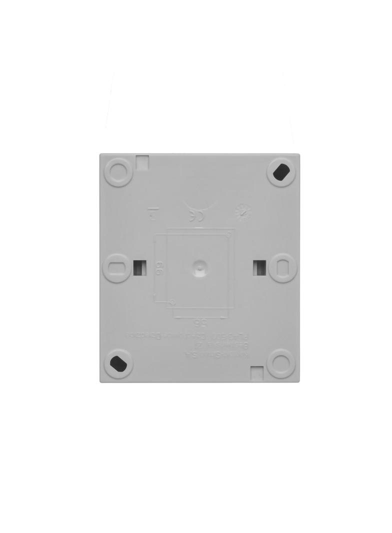 Simon Aquaclick Przycisk zwierny z podświetleniem bez piktogramu 10AX 250V zaciski śrubowo, szary