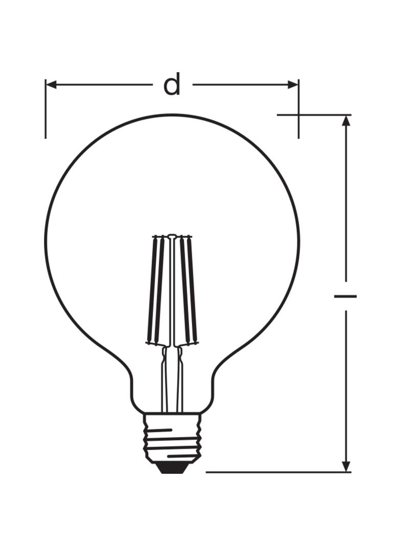 Lampa LED SMART+ Filament Globe Dimmable 60 5,5W E27
