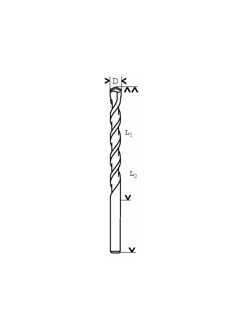 Wiertło SILVER PERCUSSION 7x60/100 2608597662 BOSCH