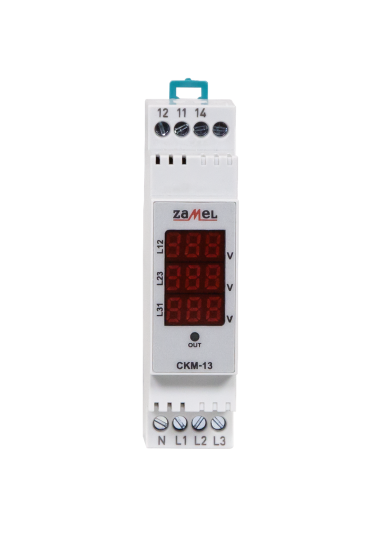 Czujnik kolejności i zaniku faz CKM-13 True RMS 3x230V ZAMEL