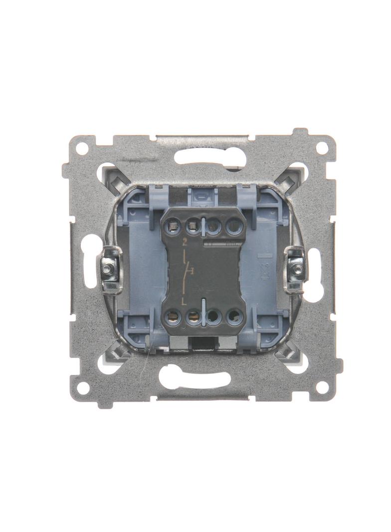 Simon 54 Przycisk „światło” 16A 250V zaciski śrubowe srebrny mat DS1A.01/43 KONTAKT