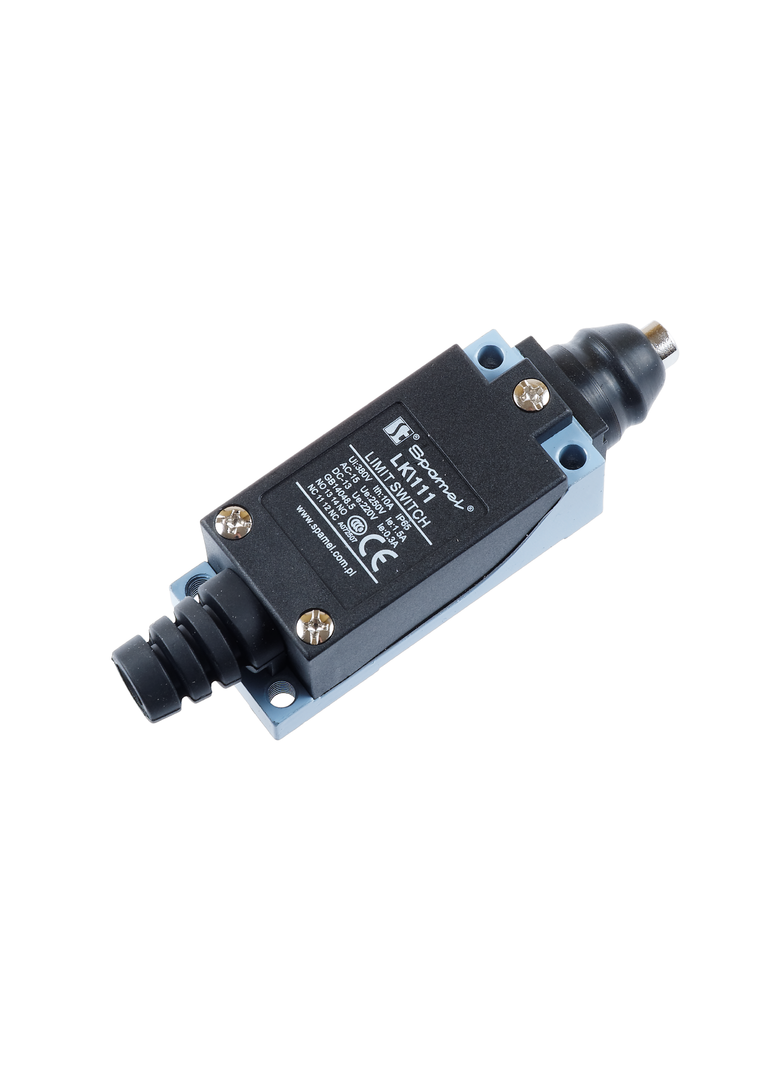 ŁĄCZNIK KRAŃCOWY (METAL / TWORZYWO) Z POPYCHACZEM