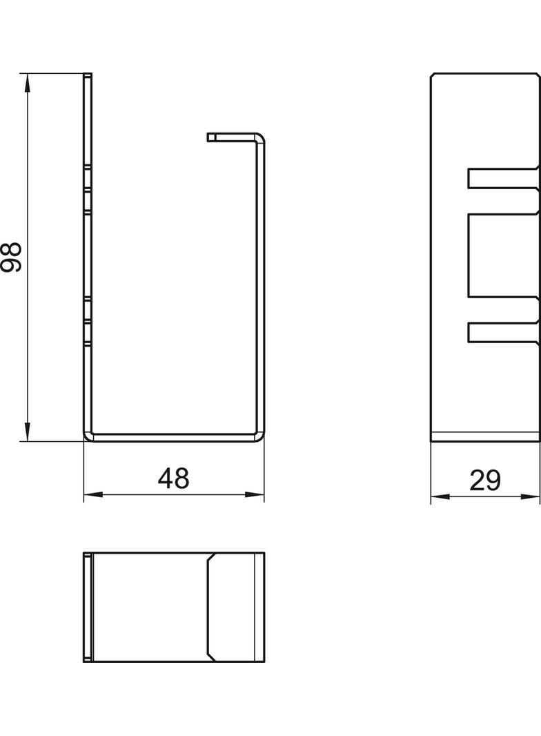 LKM KF 60100, KLAMRA kanału LKM