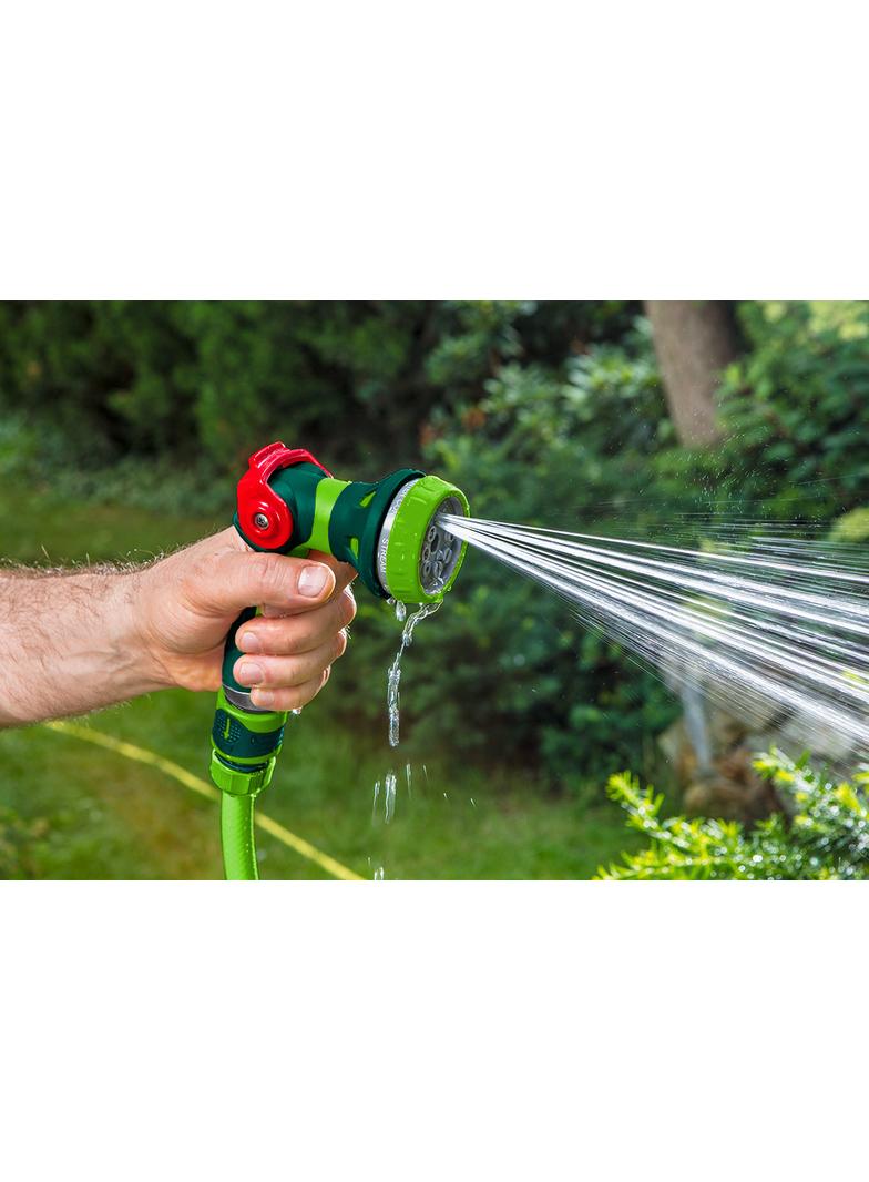 Zraszacz pistoletowy 8-funkcyjny z płynna regulacją strumienia