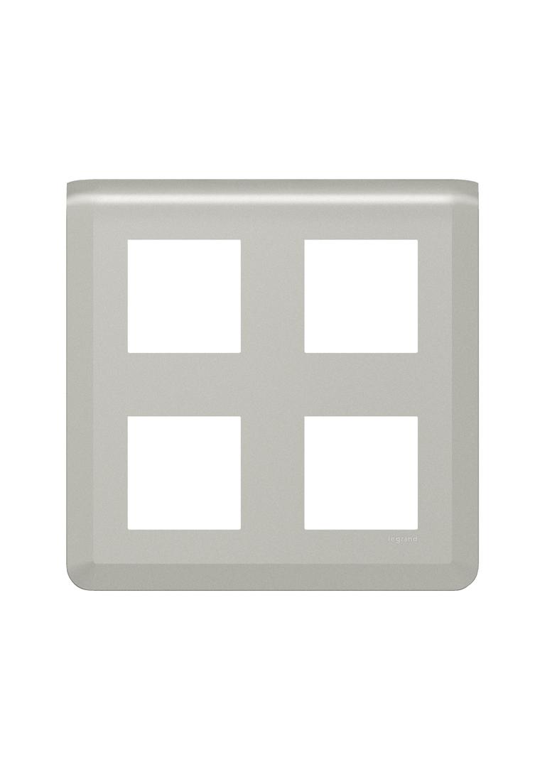 Mosaic - Ramka 2x2x2 Modułowa - Aluminium 079338L LEGRAND