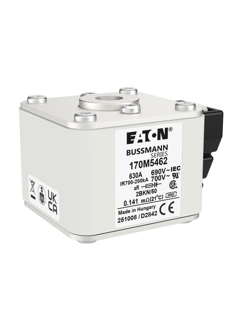 FUSE 630A 690V 2BKN/50 AR UC Wkładka szybka 630A AC 690V rozmiar 2 aR IEC UL 170M5462 EATON