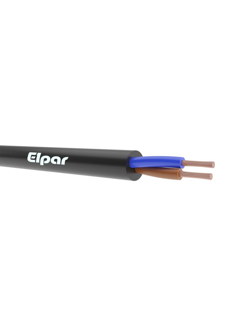 Przewód warsztatowy H05RR-F (OW) 2x1,5mm2 300/500V gumowy /100m/ ELPAR
