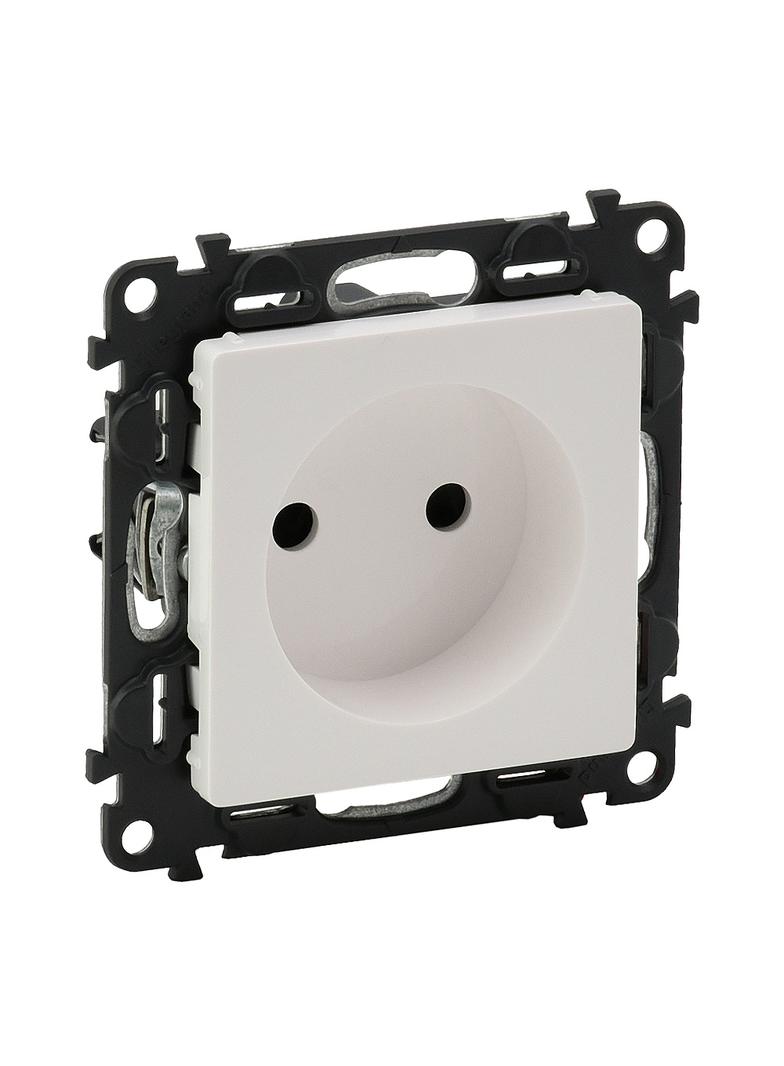 VALENA LIFE GNIAZDO 2 P Z PRZESŁONĄ BIAŁE 16 A – 250 V~ , Legrand