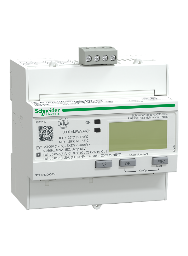 PowerLogic Licznik energii trójfazowy 5A kl 0,5S MID BACnet A9MEM3265 Schneider