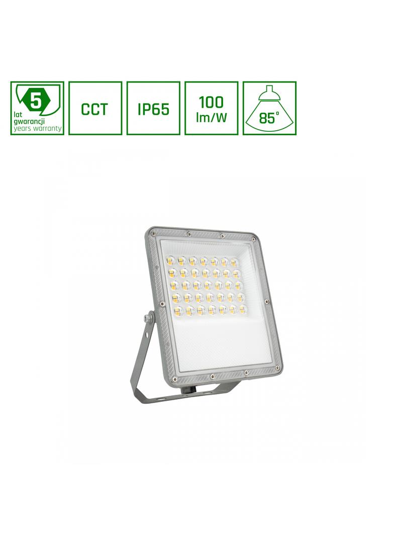 NOCTIS MAX CCT NAŚWIETLACZ 30W CCT 230V IP65 205x151x28mm SZARY 5 LAT GWARANCJI