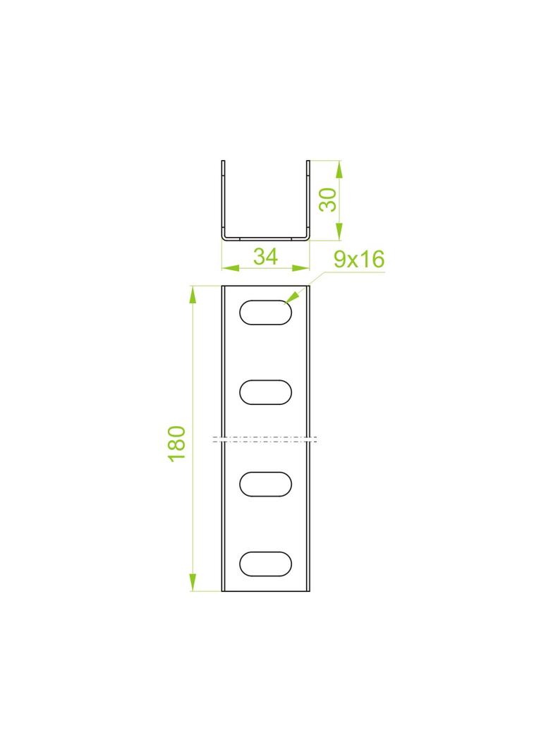 LCW30H30 Łącznik ceownika 1,5 mm