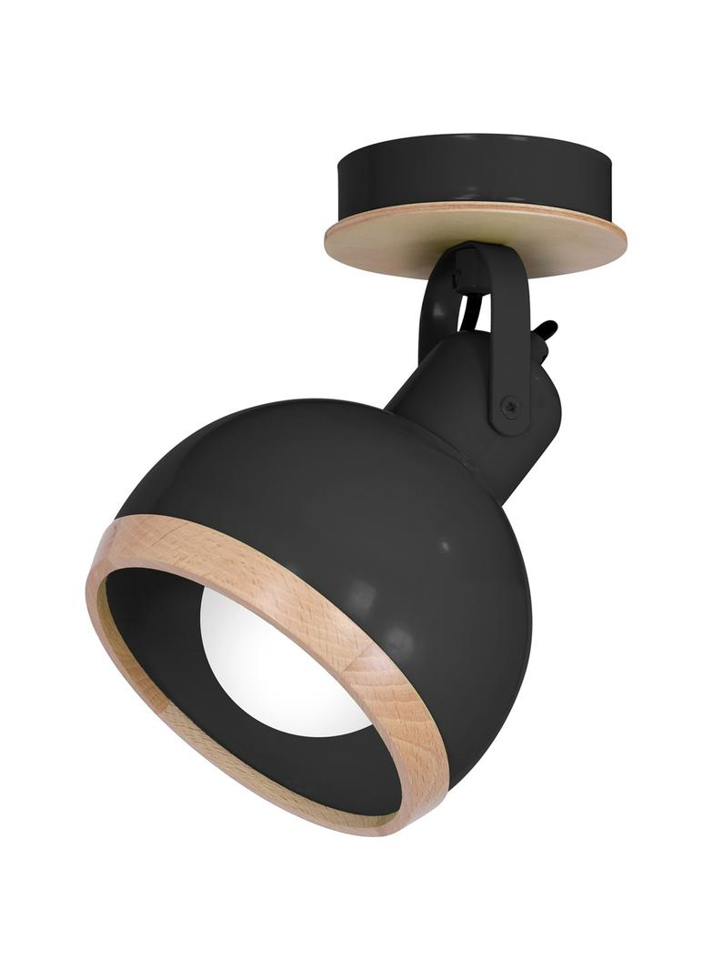 kinkiet Oval Black E27 MLP8657 Milagro