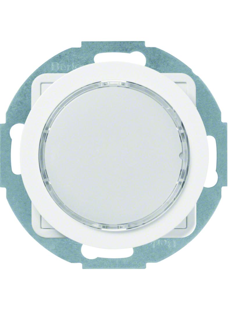 R.x Sygnalizator świetlny LED podświetlenie czerwone/zielone, biały połysk