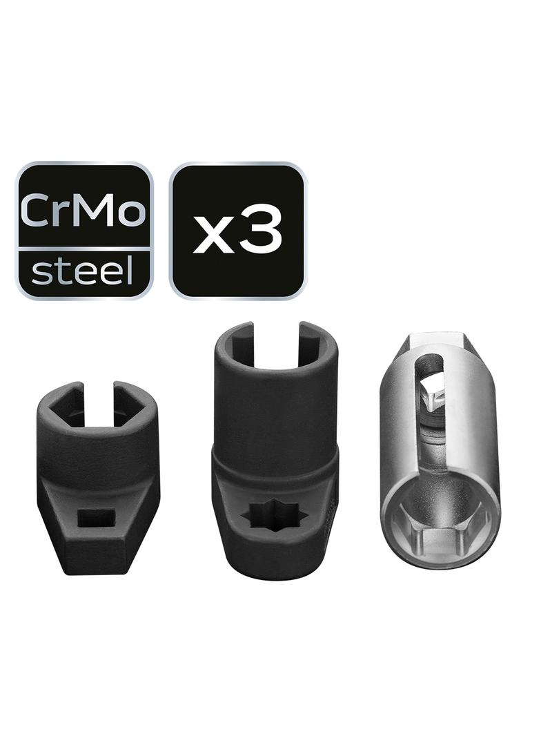 Klucze nasadowe do sondy lambda, zestaw 3 szt.