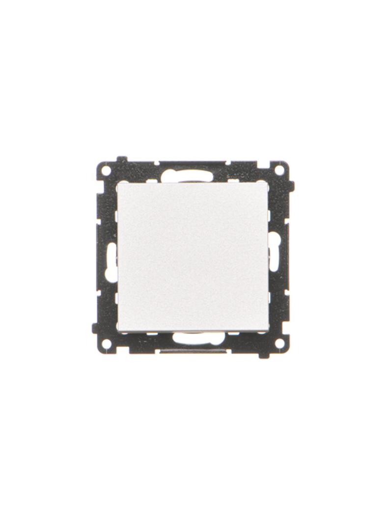 Simon 55 Łącznik pojedynczy jednobiegunowy szybkozłączka Aluminium mat TW1.01/143 KONTAKT