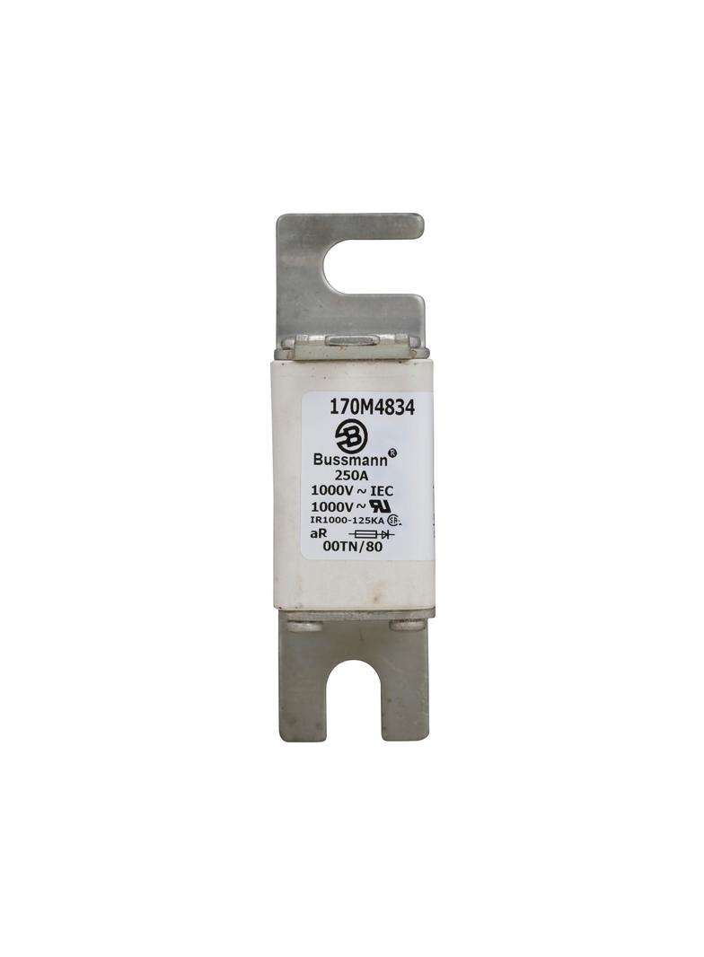 250A 1000V 00TN/80 aR INDICATOR FUSE Wkładka szybka 250A AC 1000V rozmiar 00 30x47x98 mm aR, 170M483
