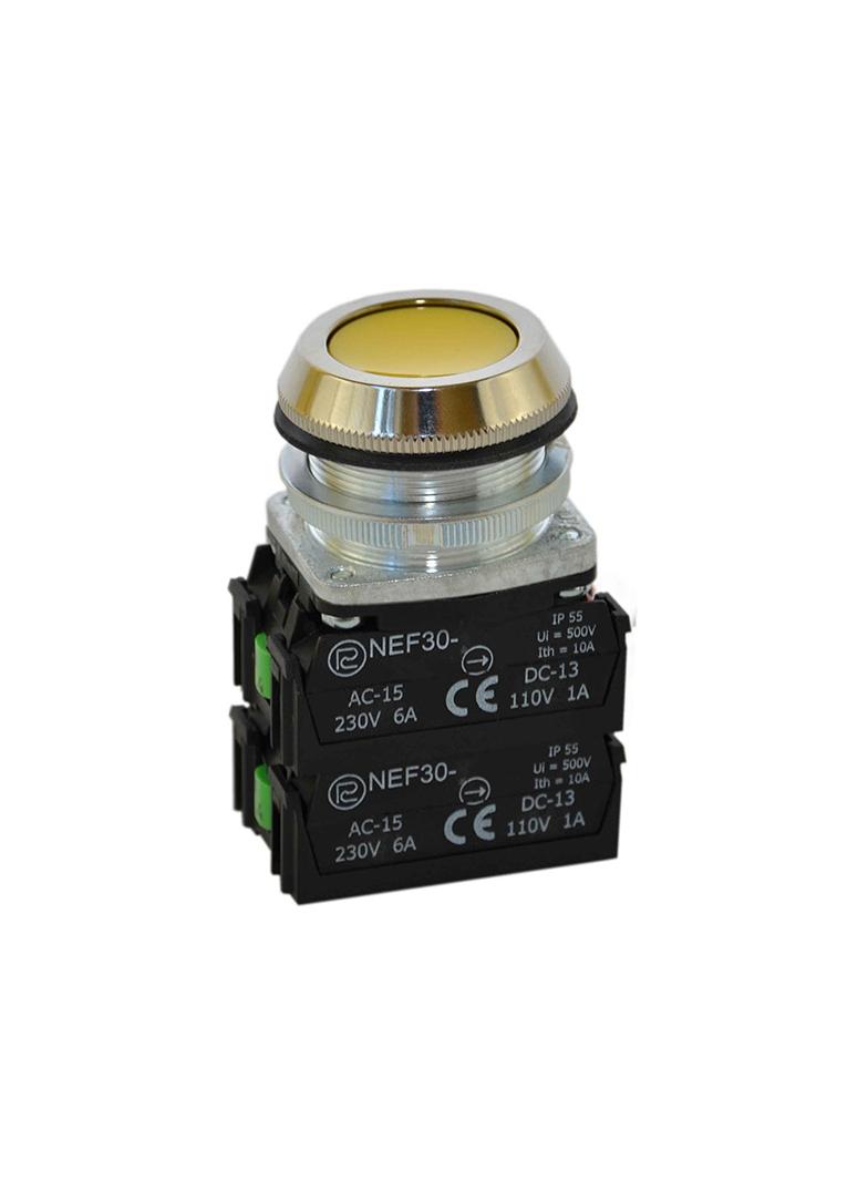 Przycisk NEF30-K4X/W3 żółty W0-NEF30-K 4X/W3 G PROMET