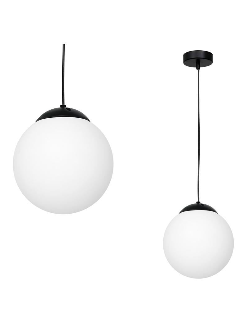 Milagro lampa wisząca Lima E14 czarno/biała MLP6522