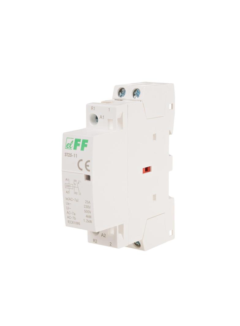 Stycznik modułowy montaż na szynie styki 1Z+1R 25A ST25-11 F&F