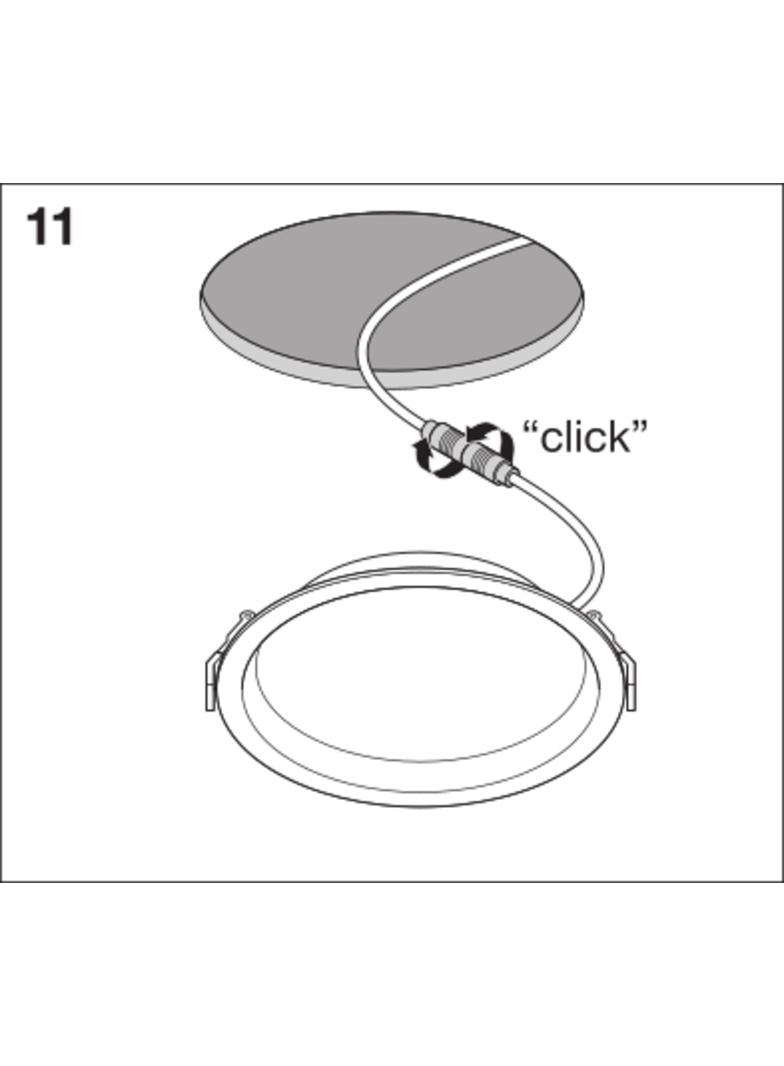 Oprawa DOWNLIGHT ALU DALI DN200 35W 3000K WT IP44
