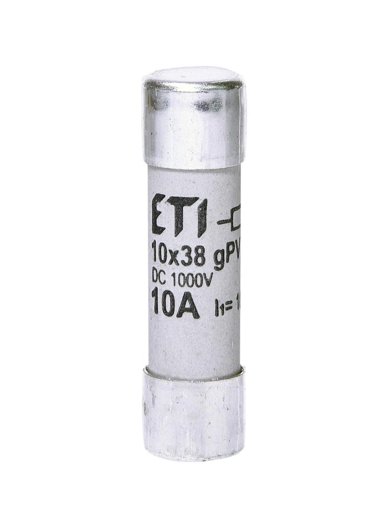Wkładka topikowa cylindryczna PV CH10x38 gPV 10A 1000V UL 002625105 ETI