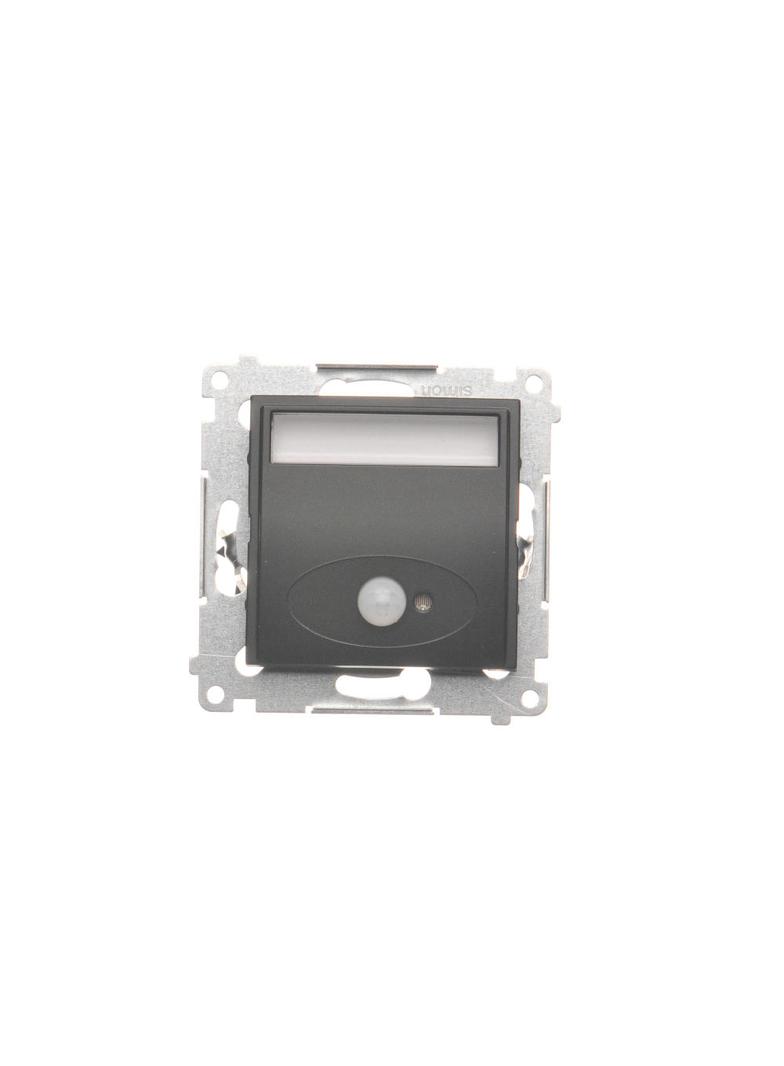 Simon 54 Oprawa oświetleniowa LED z czujnikiem ruchu 230 V AC 1.4 W białe ciepłe 3100 K czarny DOSC.01/49 KONTAKT