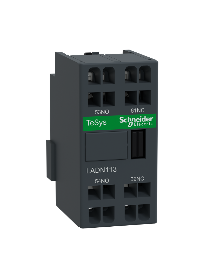 Blok styków pomocniczych wyprzedzających LC1 1NO 1NC zaciski sprężynowe