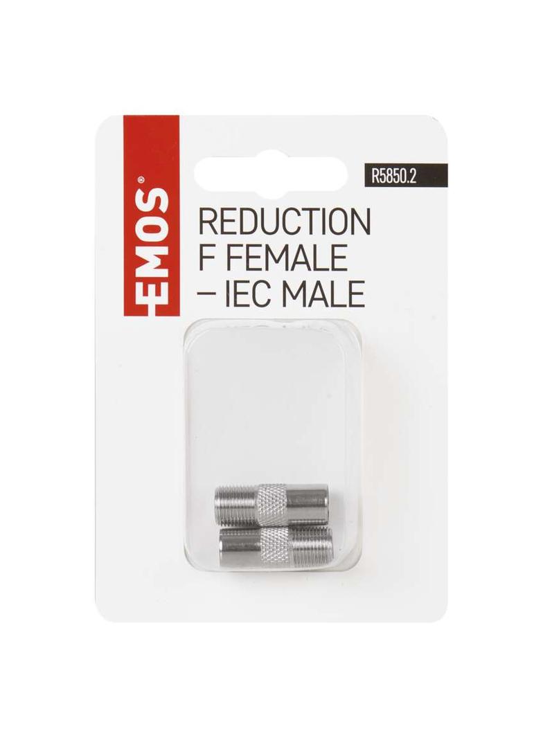 Redukcja IEC wtyczka - F gniazdo R5850.2 EMOS