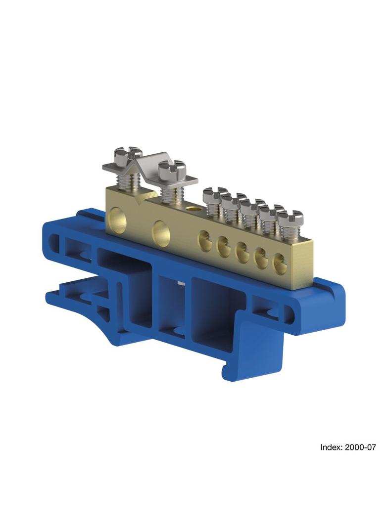 MSF LISTWA ZACISKOWA 7 TOROWA DO MONTAŻU NA SZYNIE TS35