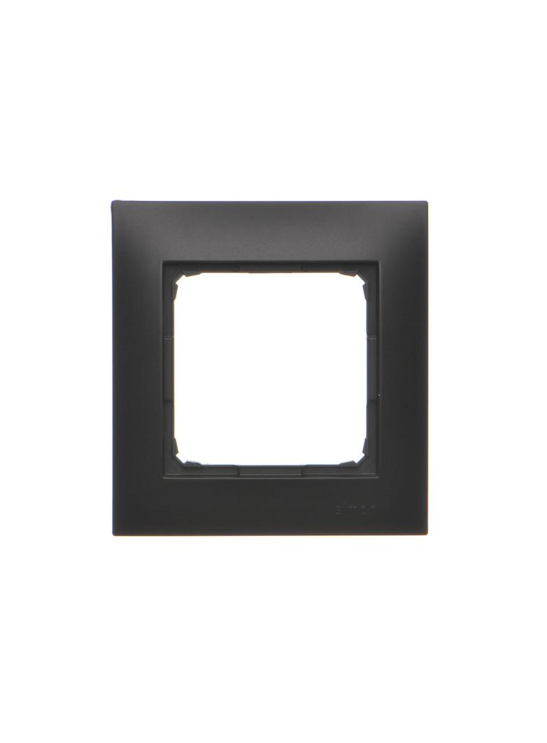 Simon 54 Premium Ramka 1-krotna PREMIUM IP20 / IP44 czarny DR1/49 KONTAKT