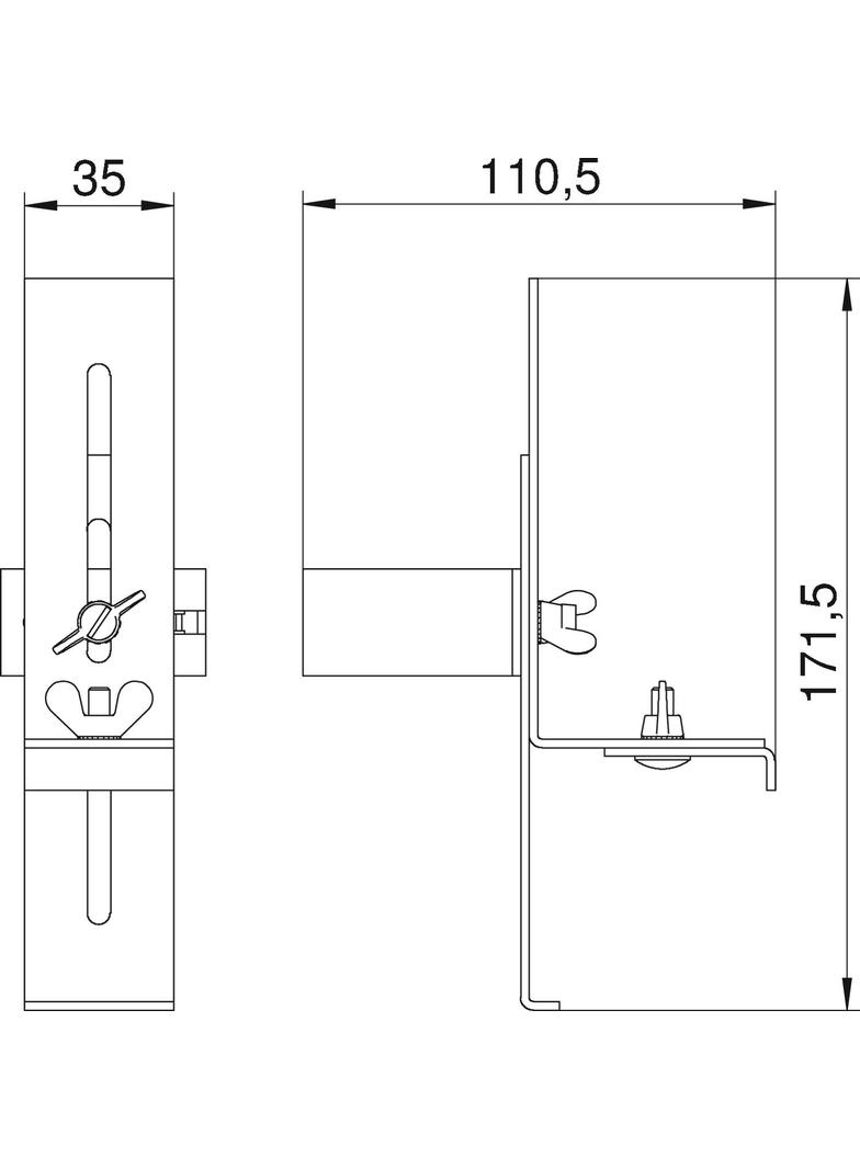 ISS98KF, MOCOWANIE ZACISKOWE