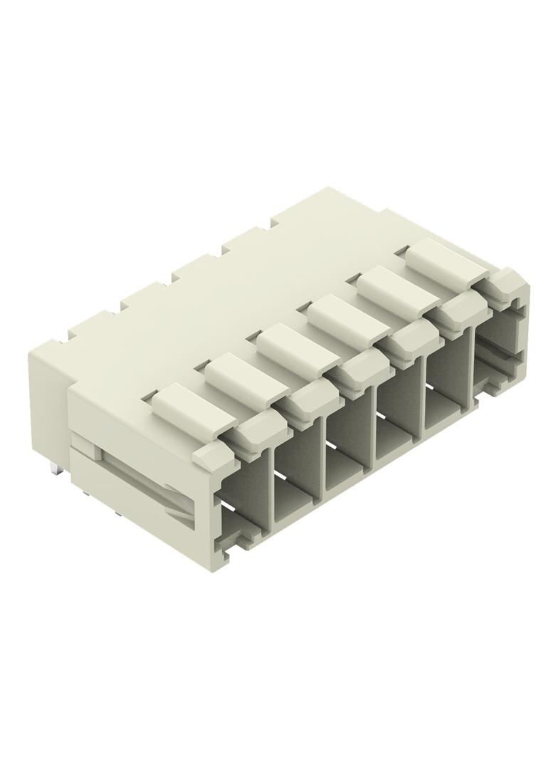 MCS-MAXI gniazdo 6-bieg. jasnoszare raster 7,62 mm /24szt./ WAGO