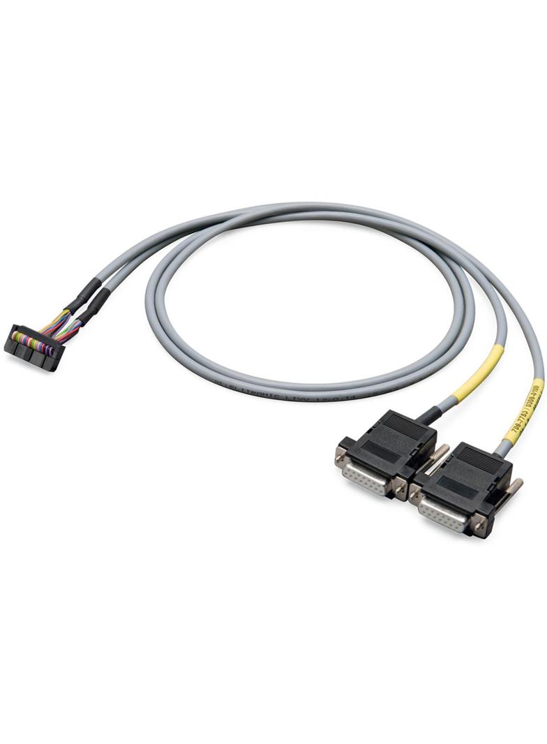 przewód taśmowy 20-bieg./2x15-bieg. D-Sub 2m