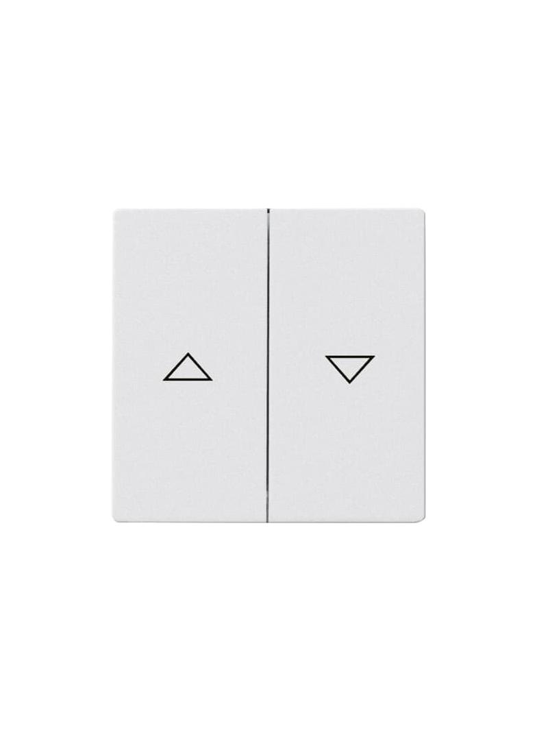 FUTURE Klawisz z nadrukiem Do wyłącznika/przycisku żaluzjowego aluminiowo srebrny