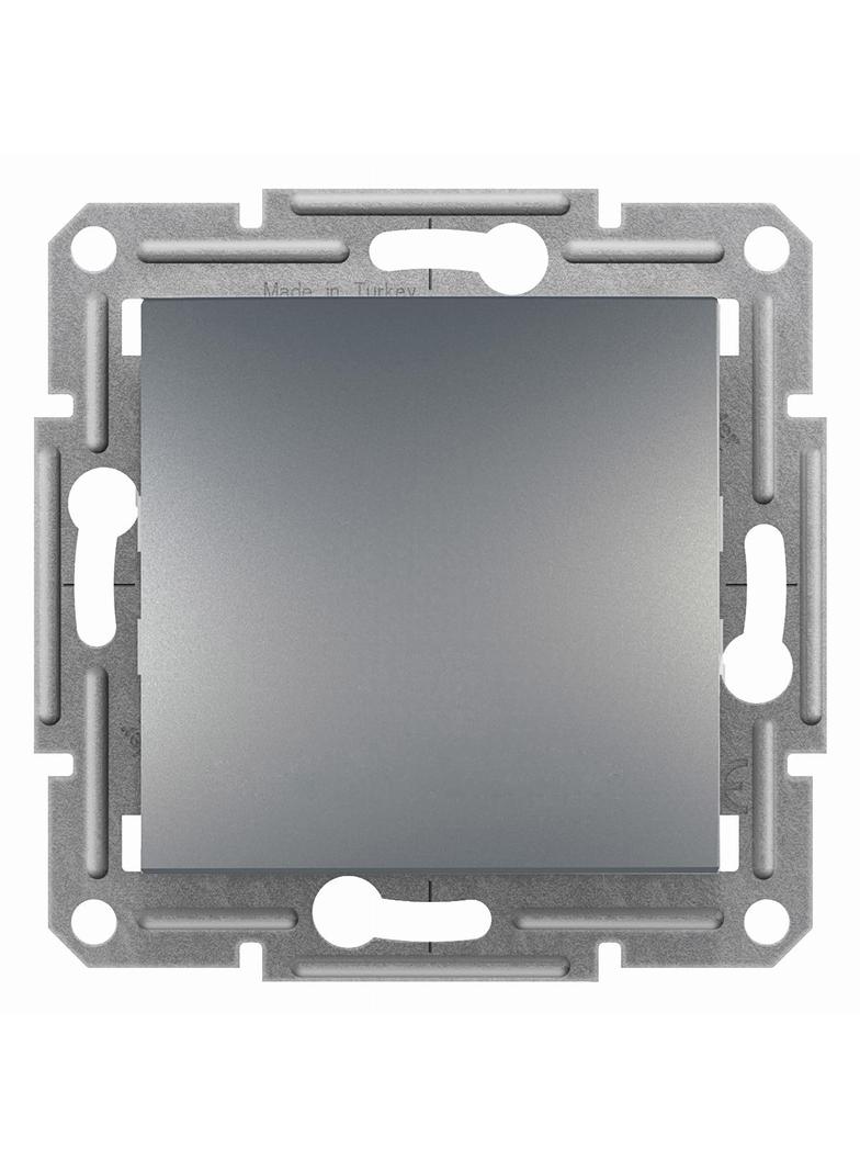 Asfora, łącznik 1-biegunowy, bez ramki, zaciski śrubowe, stal