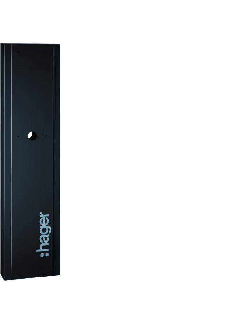 EVCS Stojak prostokątny dla jednej stacji ładowania