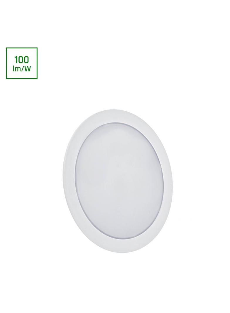 ALGINE 2w1 NATYNK-PODTYNK DOWNLIGHT 12W 1200lm NW 230V 110st IP20 IK06 170x35mm BIAŁY okrągła